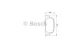 BOSCH 0 986 424 730 Brake Pad Set, disc brake